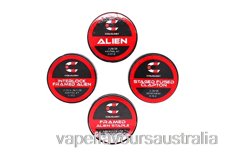 Vape Australia Coilology Performance Prebuilt Coils Staged Staggered - 0.16ohm Ni80